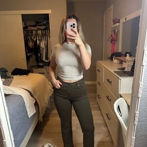 Madewell Olive Green Pants